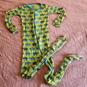 Kickee Pants Capybara Pajamas